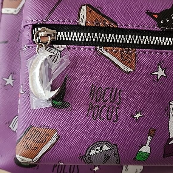 DISNEY HOCUS POCUS MINI BAG PURPLE  NWT Backpack - Purple - Picture 2 of 5